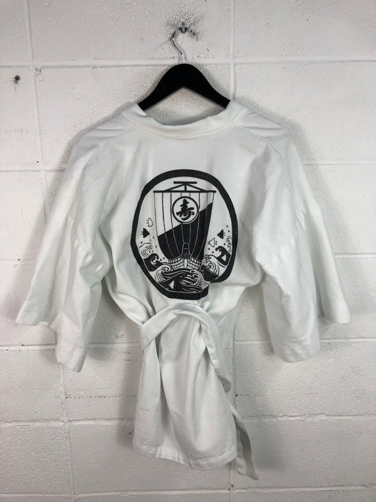 Y2K Karate Sailboat Gi Shirt Sz S