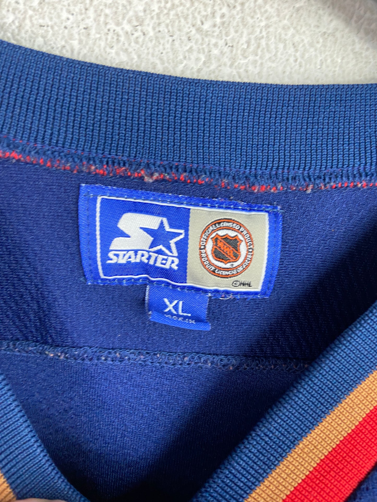 VTG Edmonton Oilers Starter Hockey Jersey Sz XL