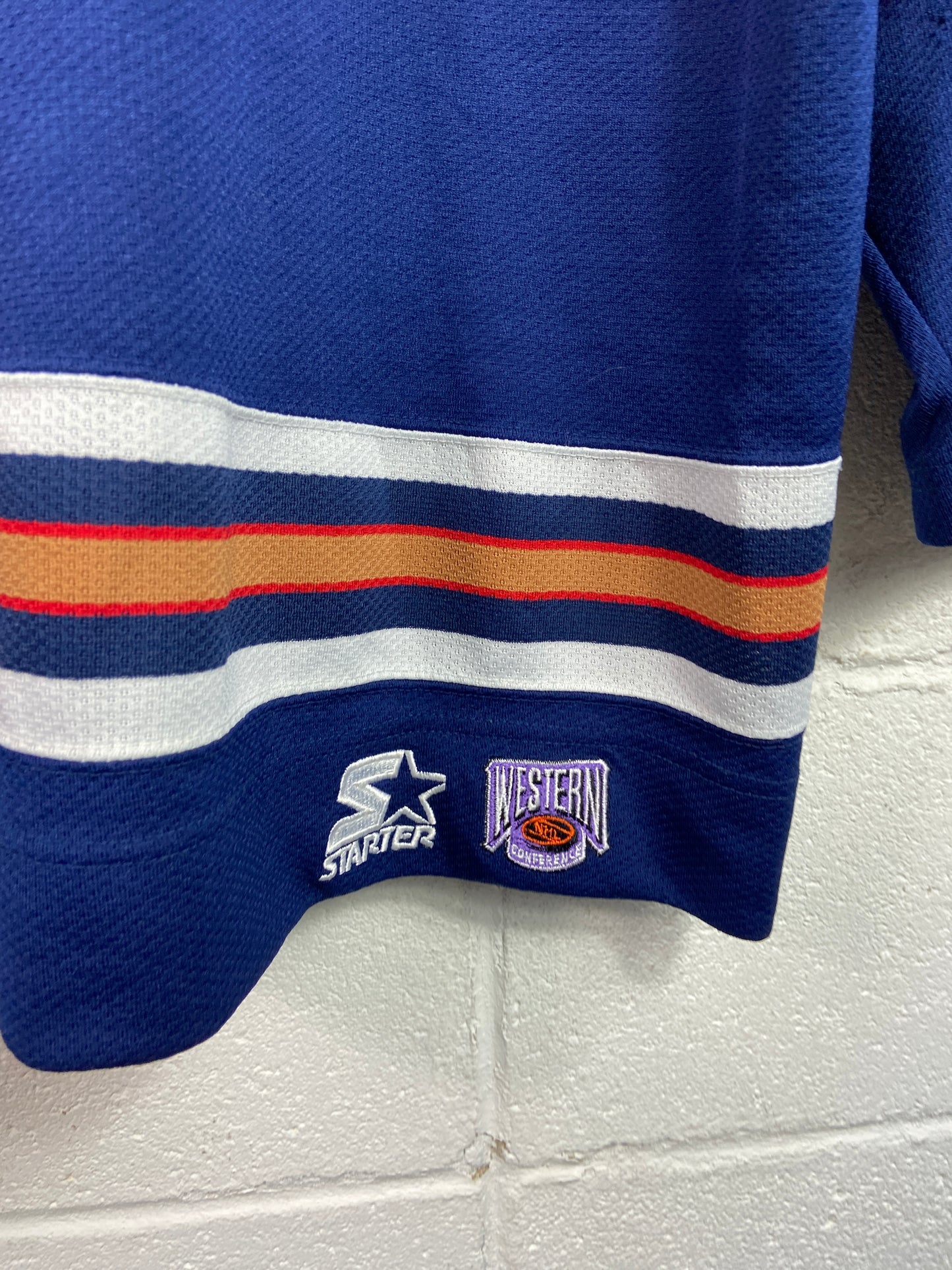 VTG Edmonton Oilers Starter Hockey Jersey Sz XL