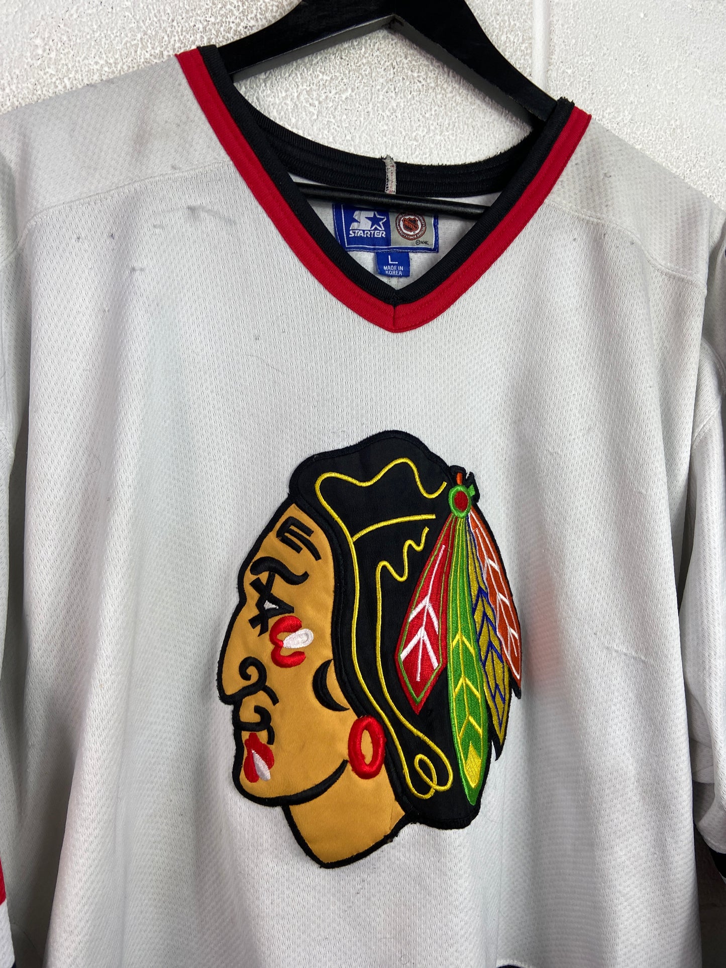 VTG Chicago Blackhawks Starter Jersey Sz L