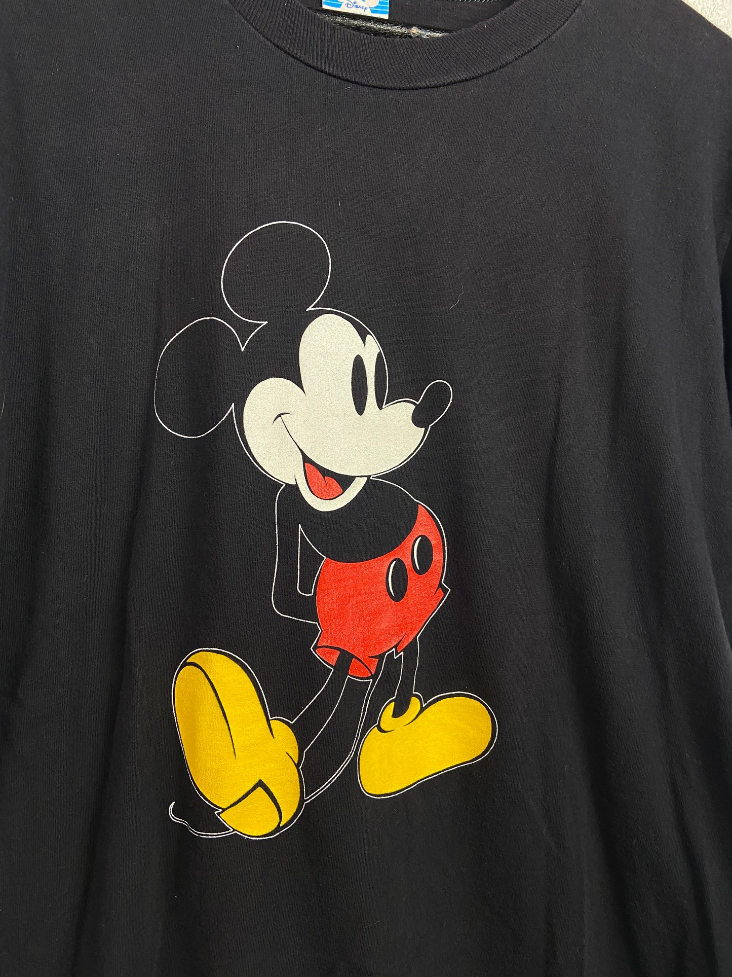 VTG Mickey Mouse Logo Tee Sz L