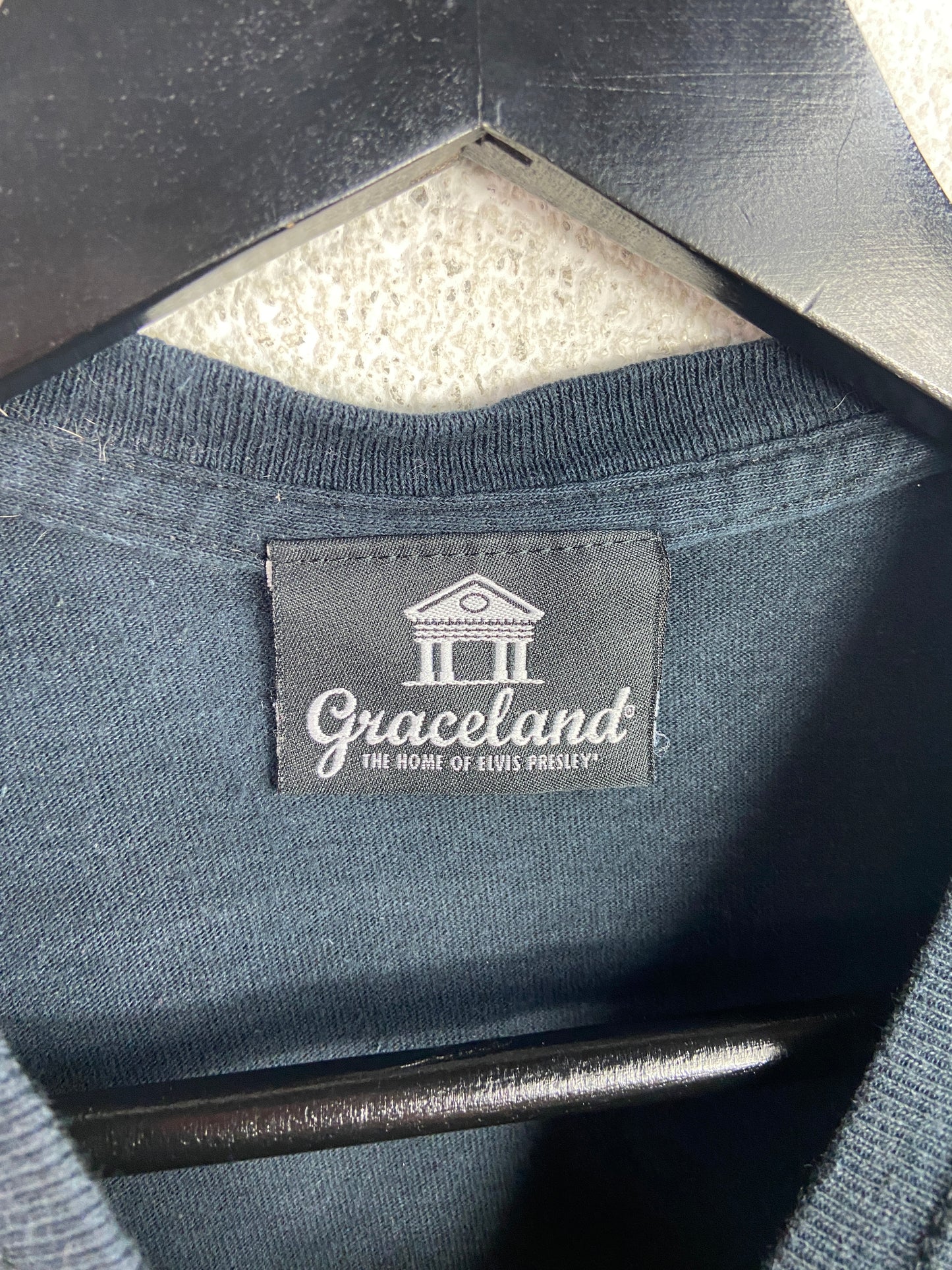 VTG Elvis Graceland Portait Tee Sz S