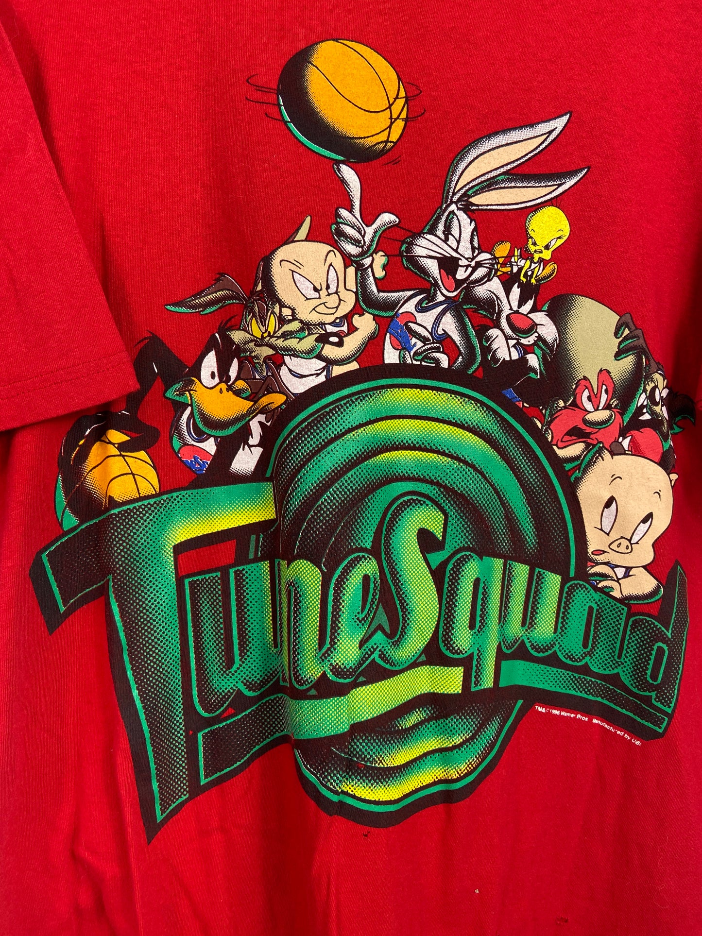 VTG Spacejam Tunesquad Graphic Tee Sz XL/2XL