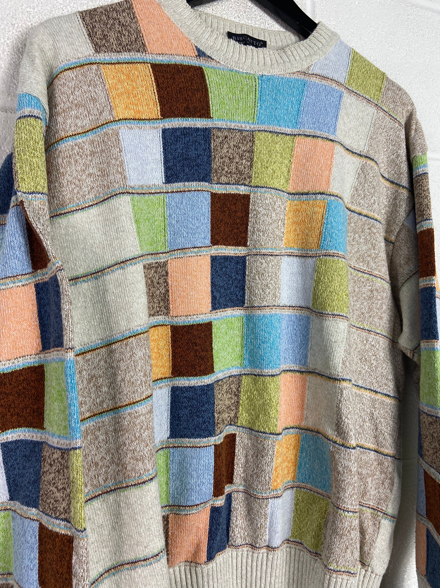 VTG Riscatto Italian Multicolor Sweater Sz L/XL