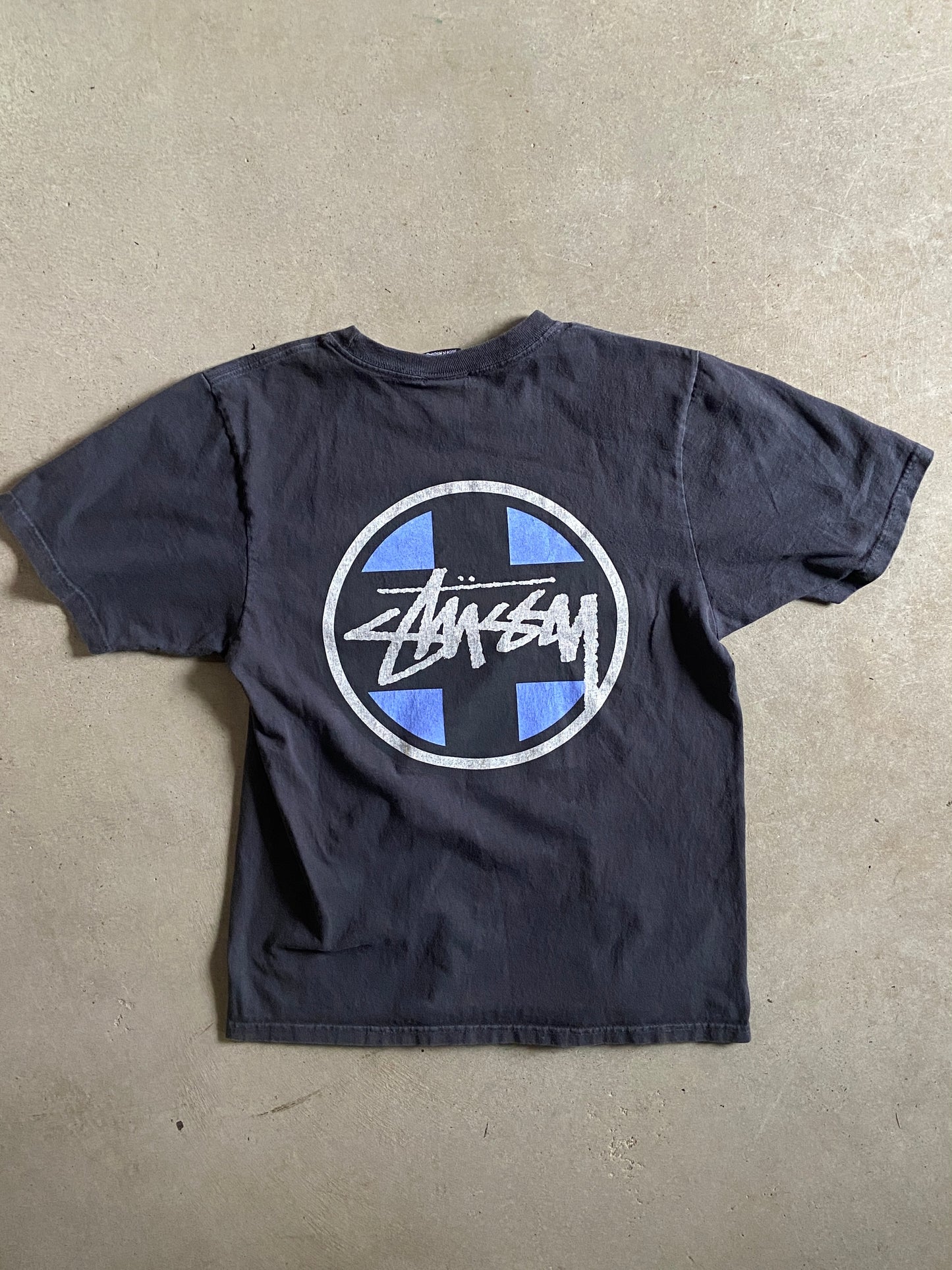 Stussy Cross Logo Tee Sz S