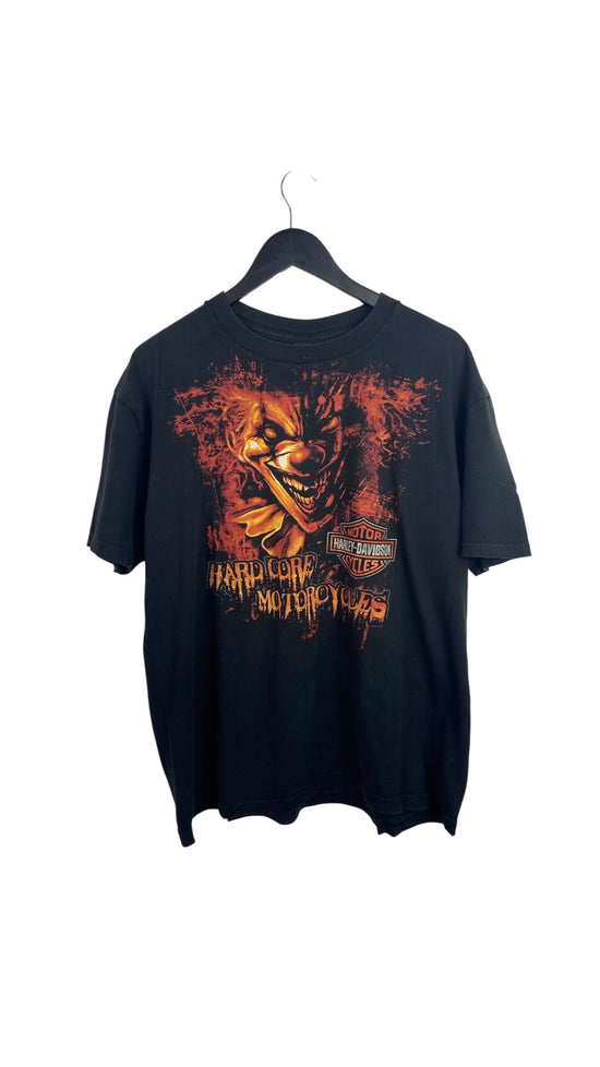 Y2K Harley Davidson Hardcore Clown Tee Sz XL