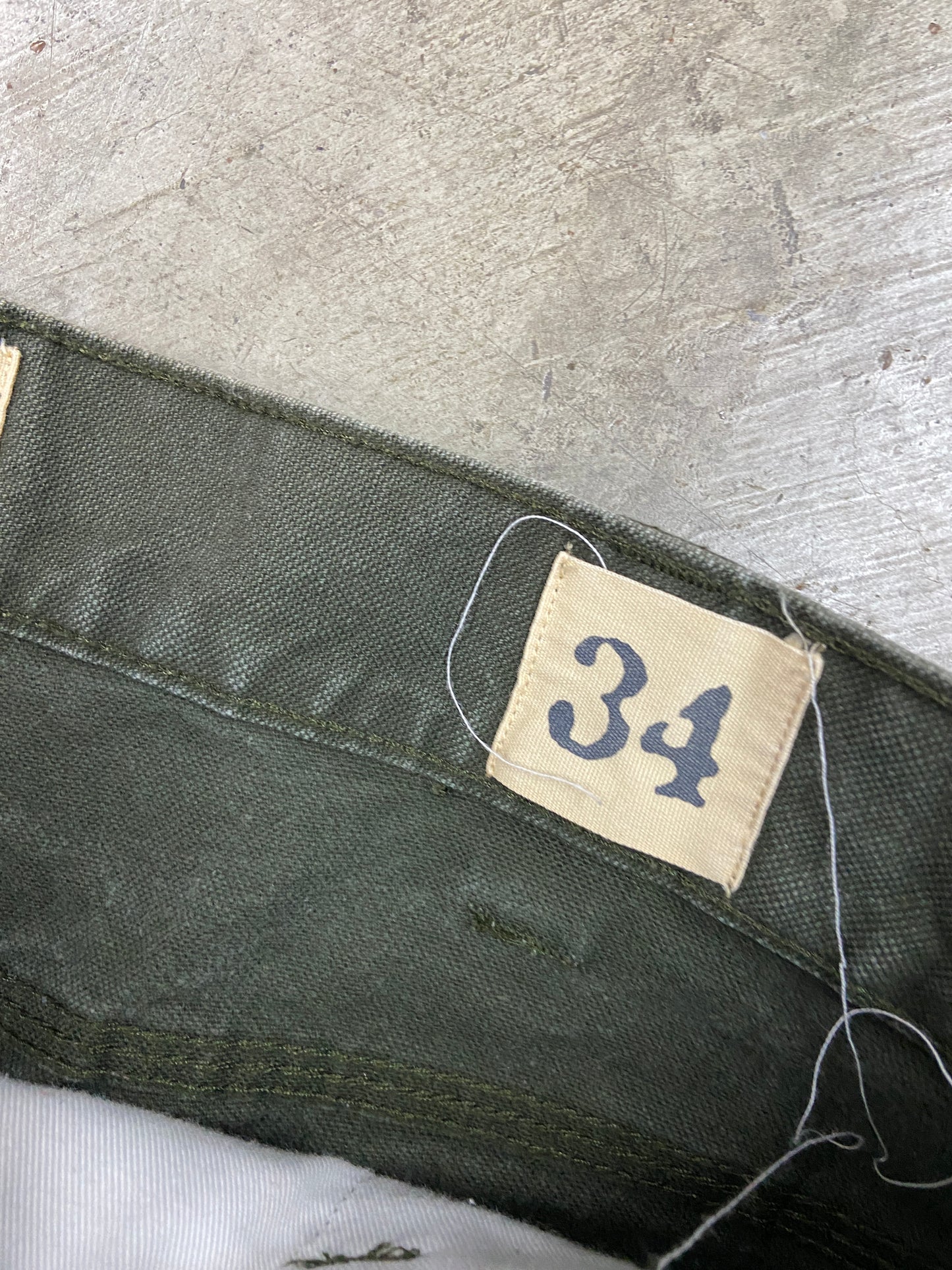 VTG Red Head Brand Co Olive Shorts Sz 34