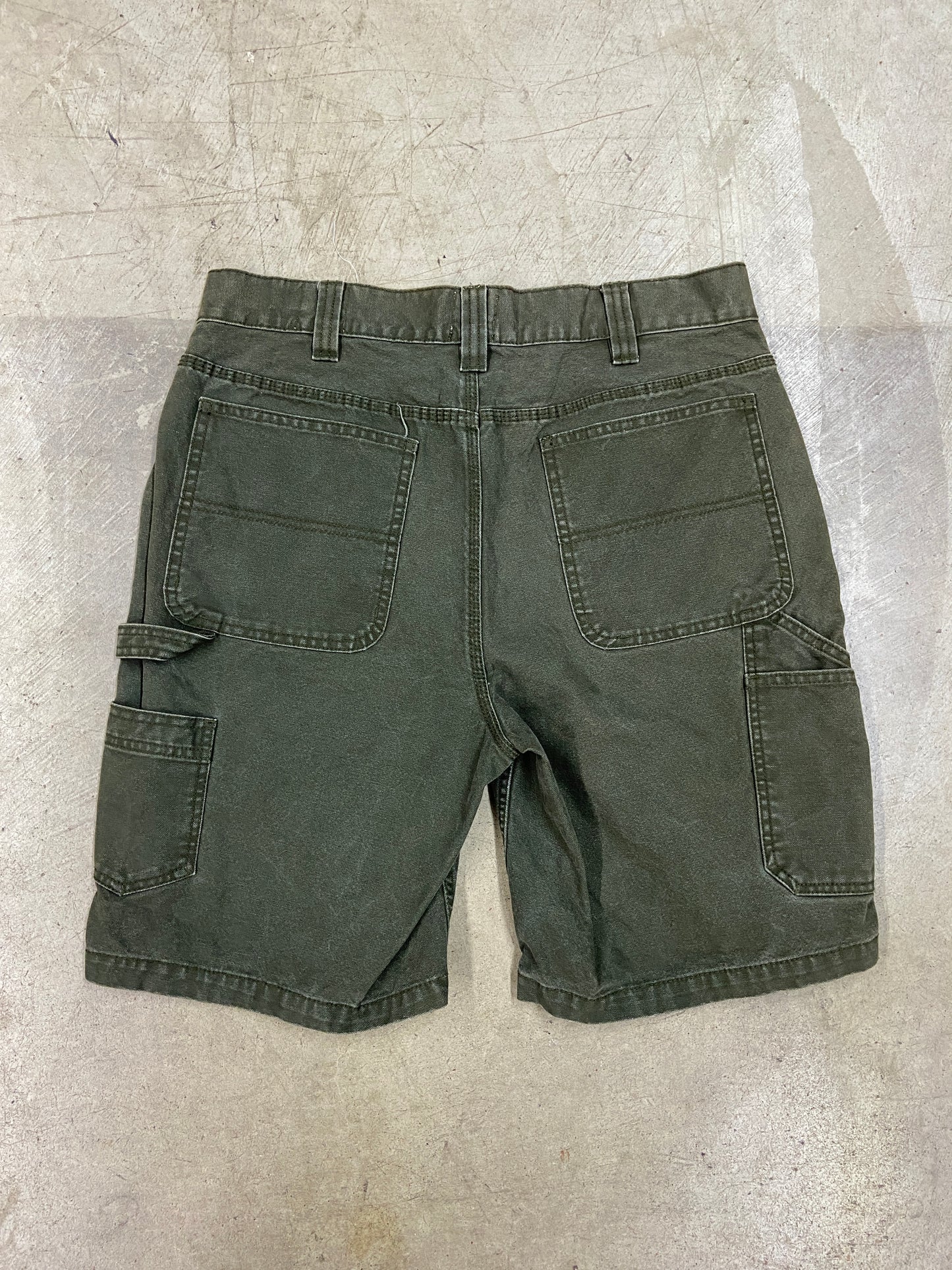 VTG Red Head Brand Co Olive Shorts Sz 34