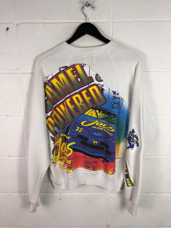 VTG Reworked King Hut Nascar Crewneck Sz XL