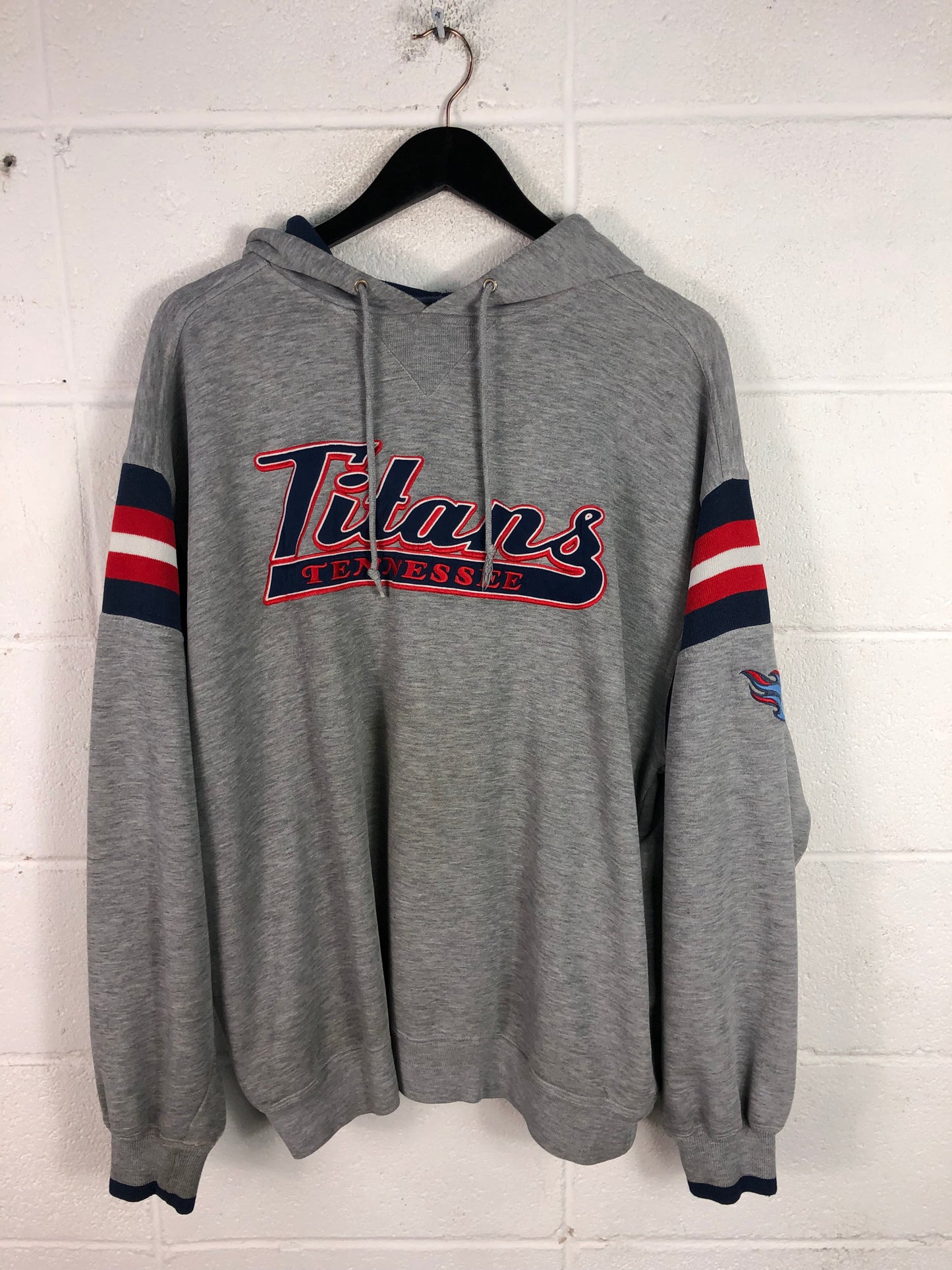 VTG Tennessee Titans Hooded Sweatshirt Sz XL/XXL