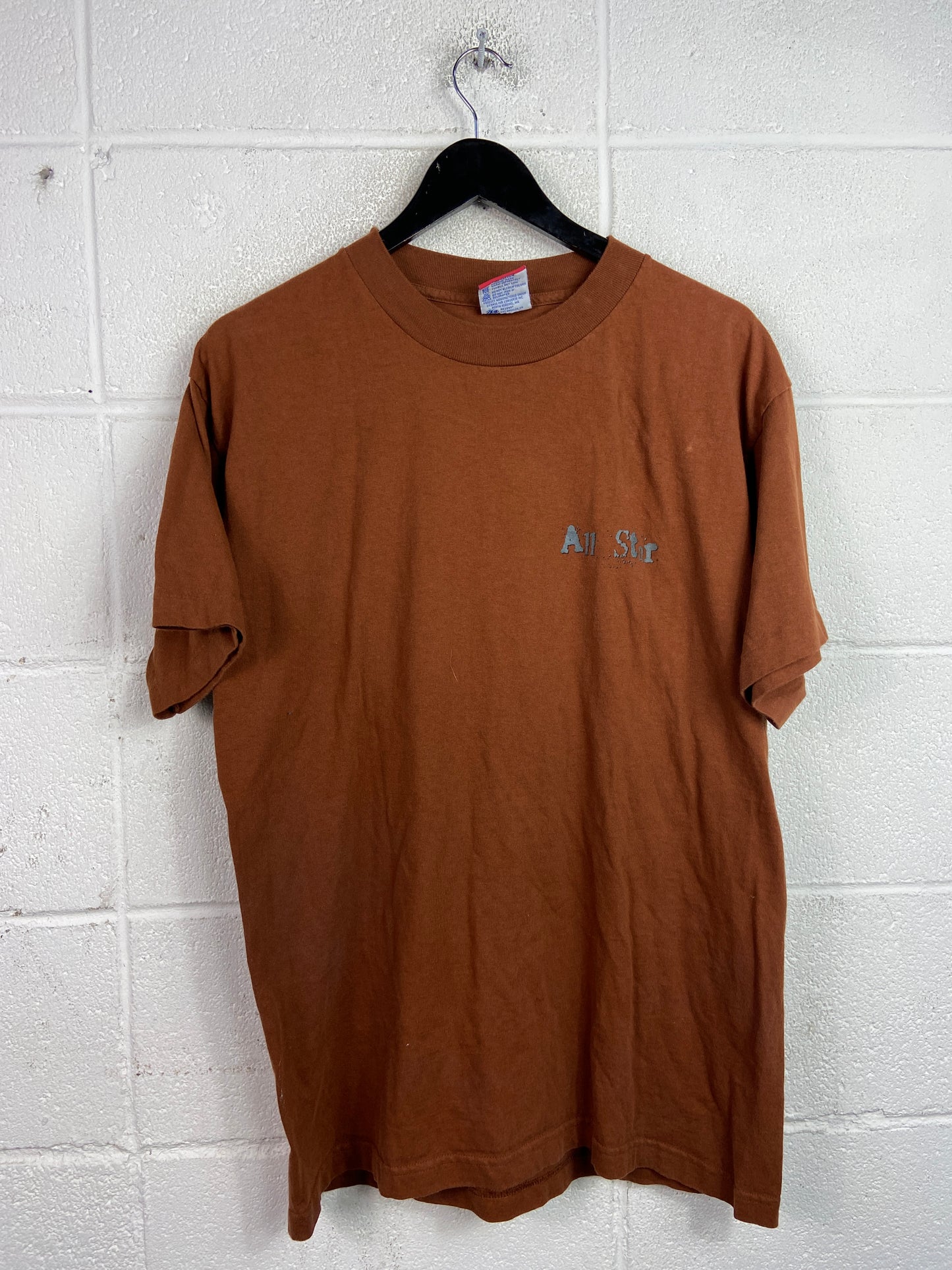 VTG Converse All Star Brown Tee Sz L