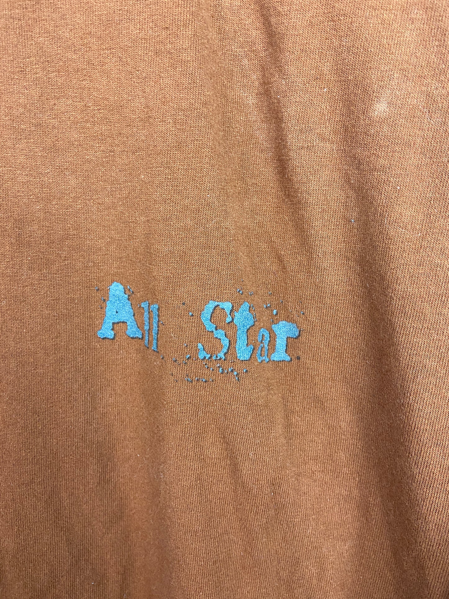 VTG Converse All Star Brown Tee Sz L