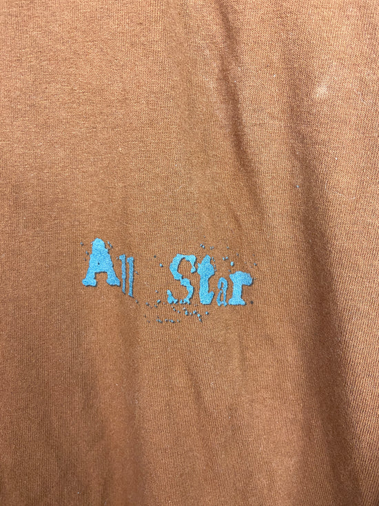 VTG Converse All Star Brown Tee Sz L