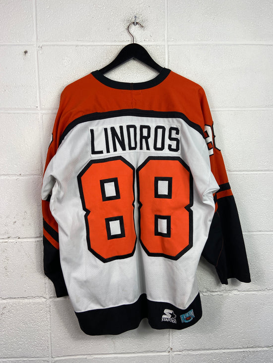 VTG Philadelphia Flyers Lindross Starter Hockey Jersey Sz L