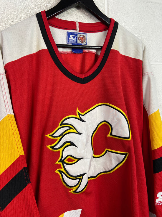 VTG Calgary Flames Starter Jersey Sz XL