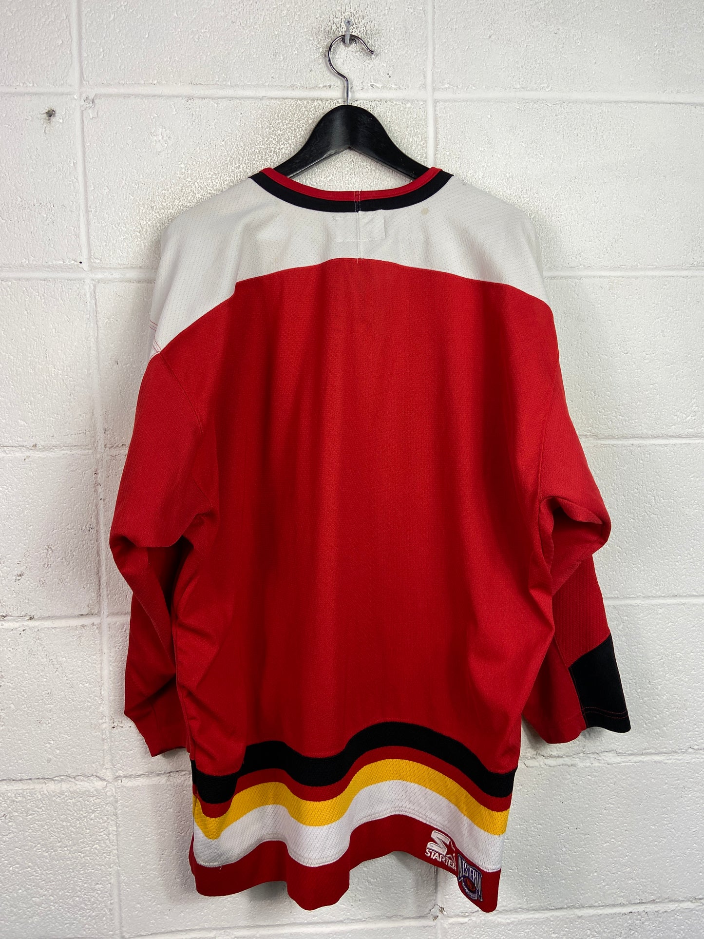 VTG Calgary Flames Starter Jersey Sz XL