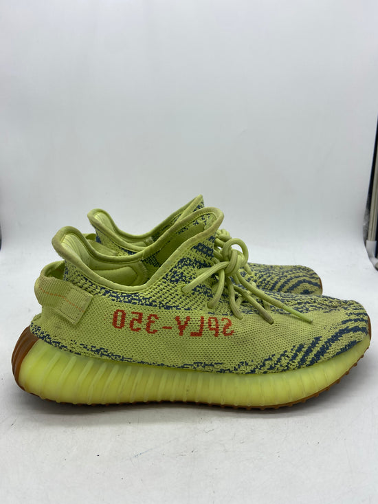 Preowned adidas Yeezy Boost 350 V2 Semi Frozen Yellow Sz 9M/10.5W