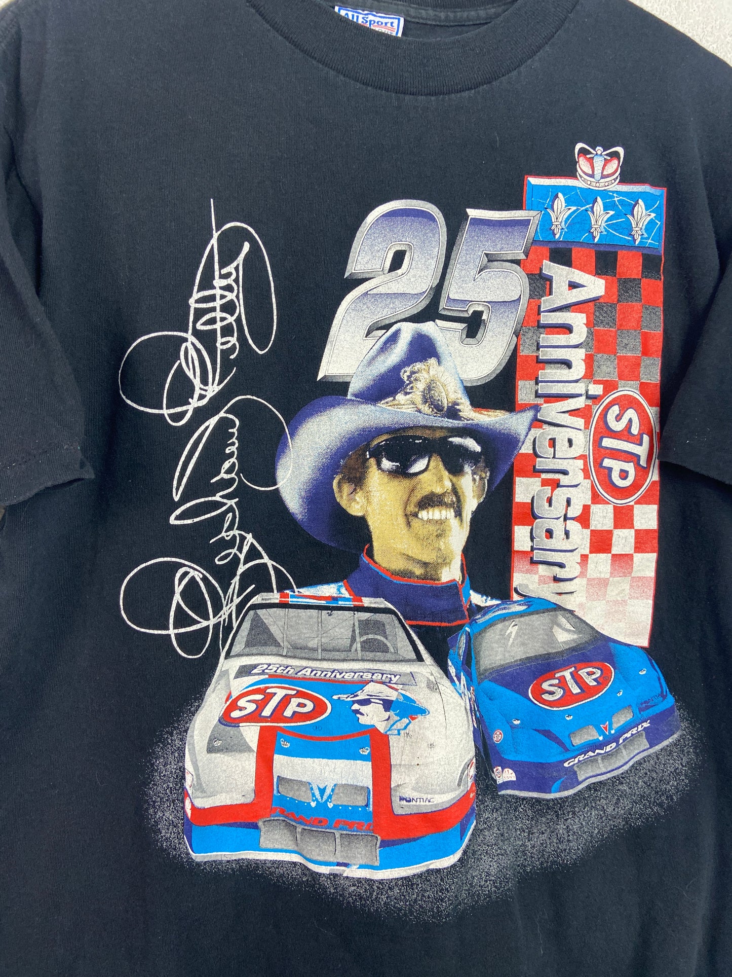 VTG Richard Petty STP Anniversary 25th Tee Sz L