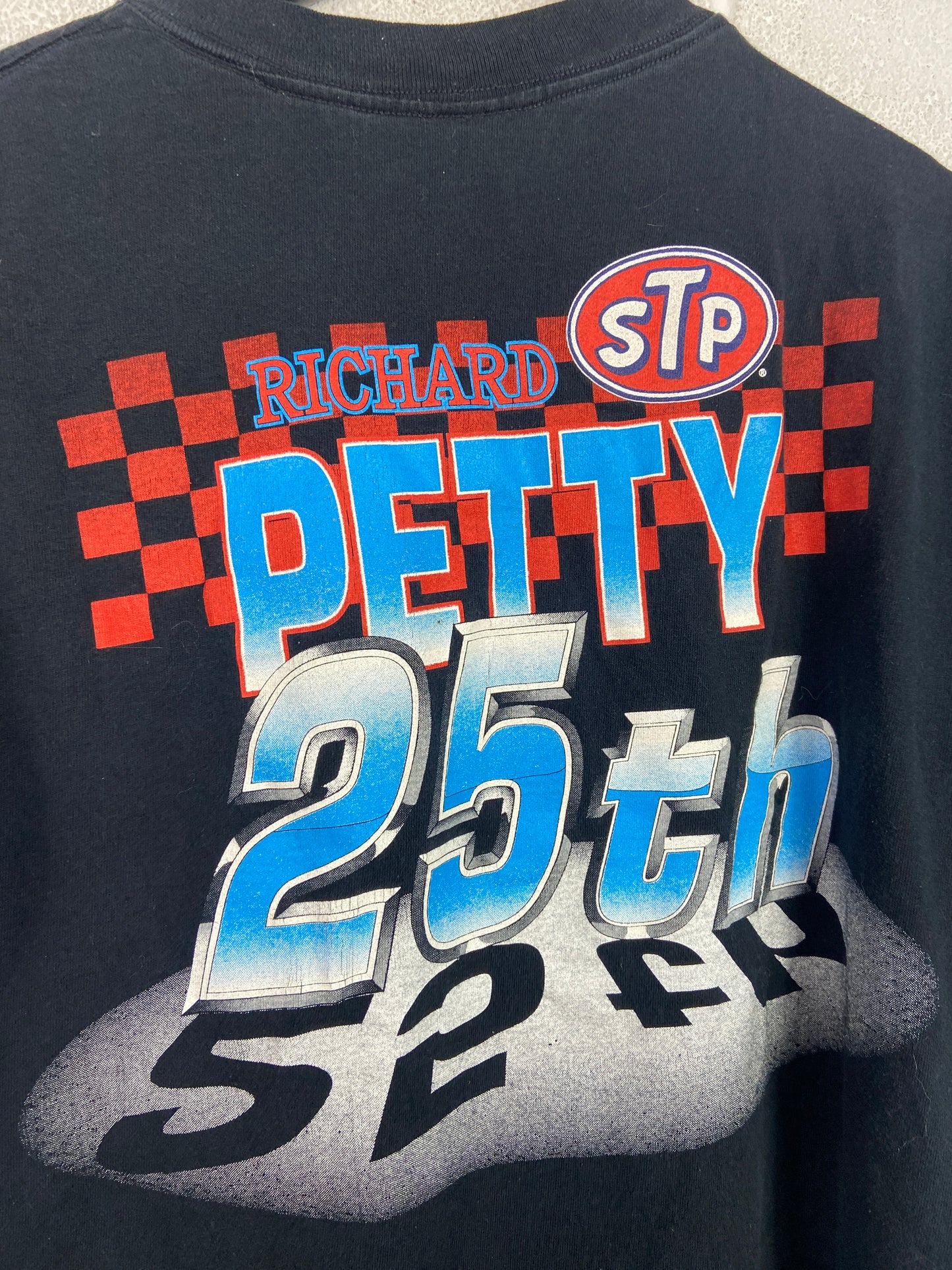 VTG Richard Petty STP Anniversary 25th Tee Sz L