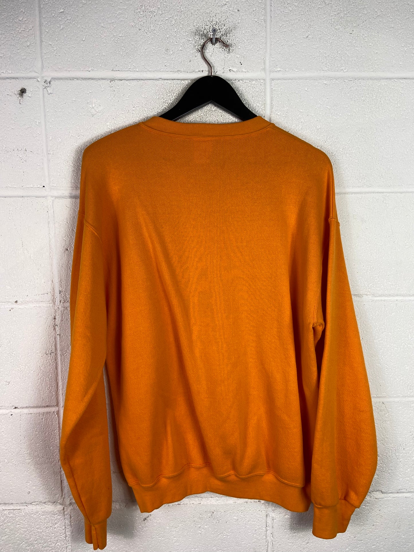 VTG Orange Tennessee Embroidered Crewneck Sz L