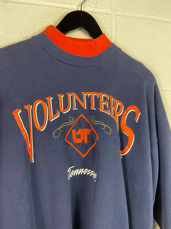 VTG Tennessee Vols Double Neck Crewneck Sz L