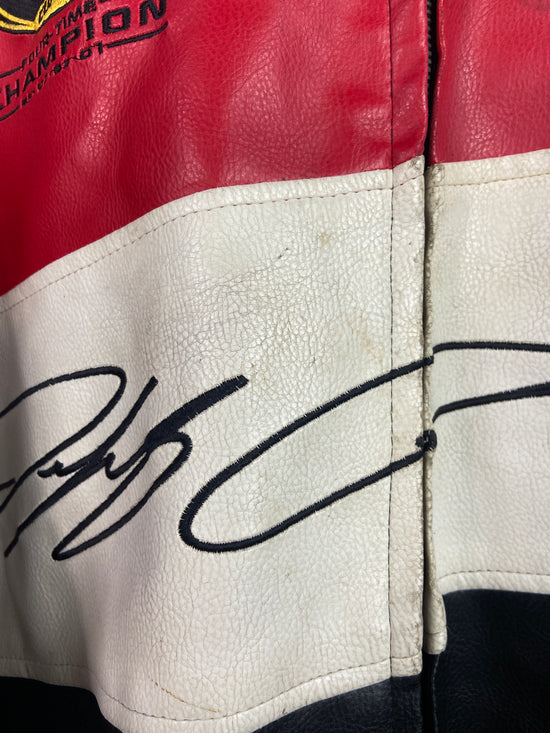 VTG Jeff Gordon Sprint Leather Racing Jacket Sz L