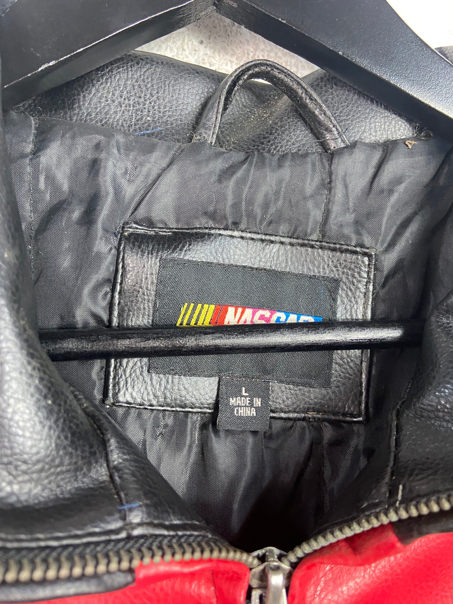 VTG Jeff Gordon Sprint Leather Racing Jacket Sz L