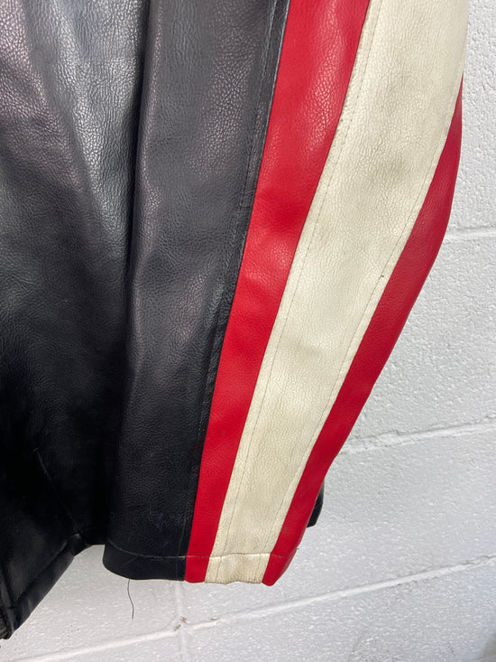 VTG Jeff Gordon Sprint Leather Racing Jacket Sz L