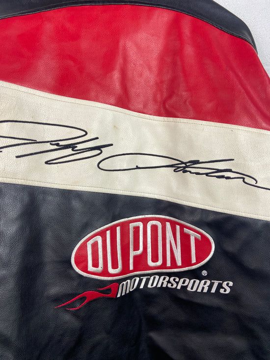 VTG Jeff Gordon Sprint Leather Racing Jacket Sz L