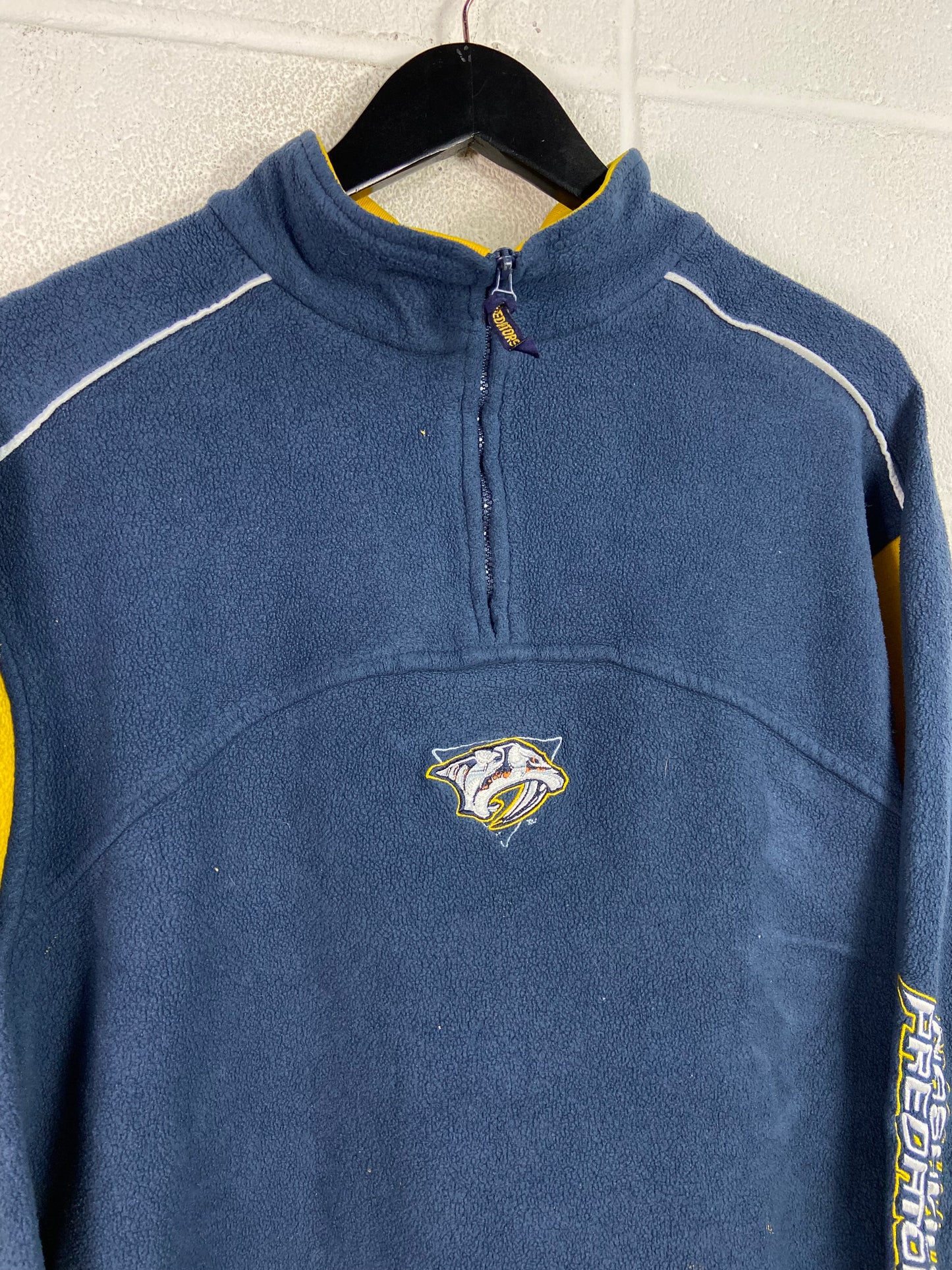 VTG Nashville Predators Lee Sport Fleece Jacket Sz L