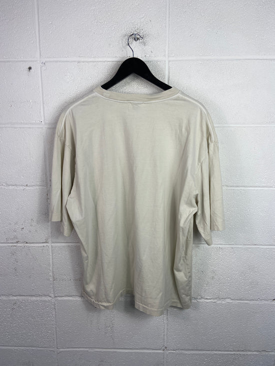 Elwood Crop Pocket Cream Tee Sz XL