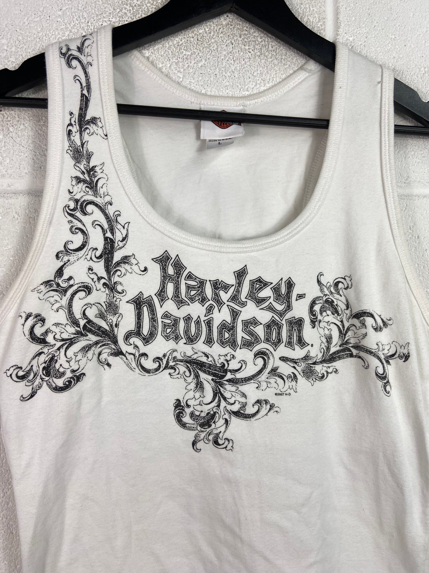 VTG Harley Davidson Tank Top Sz Women's L