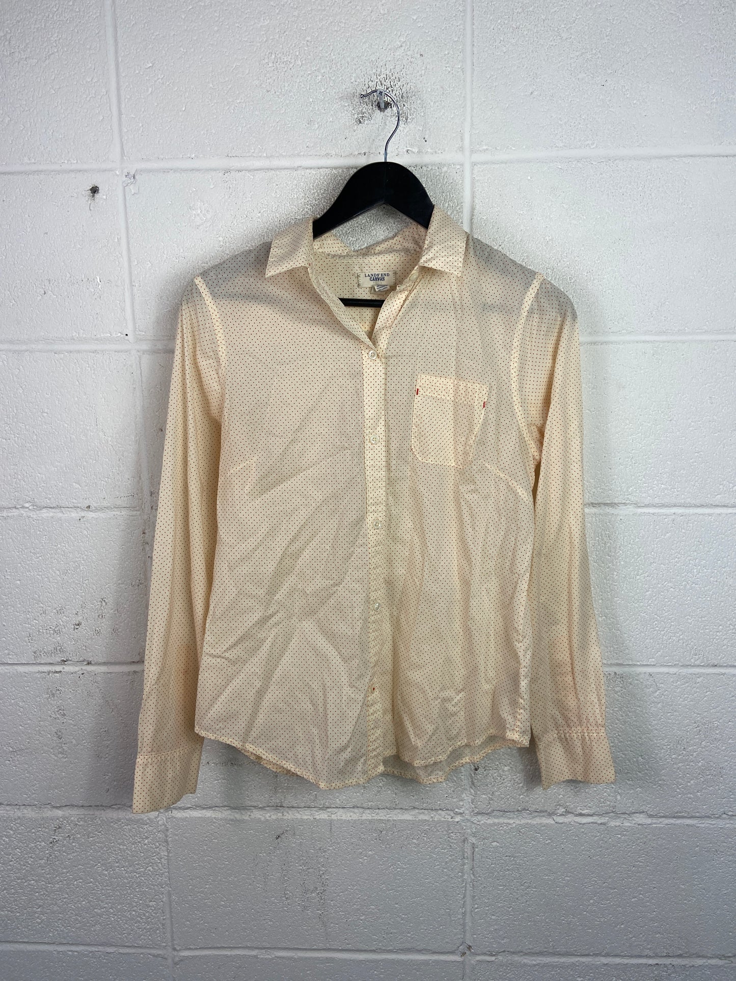 VTG Polka Dot Button-Down Sz WMNS 4