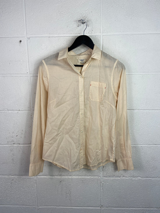 VTG Polka Dot Button-Down Sz WMNS 4