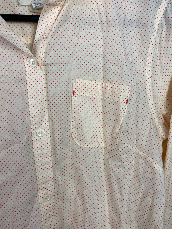 VTG Polka Dot Button-Down Sz WMNS 4