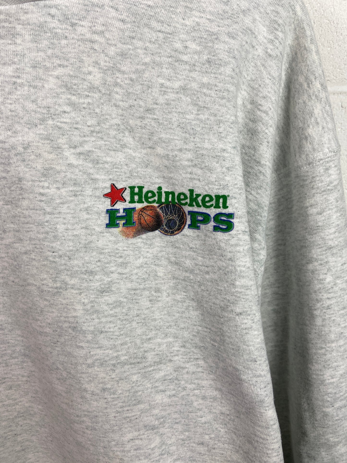 VTG Heineken Hoops Hoodie Sz L/XL