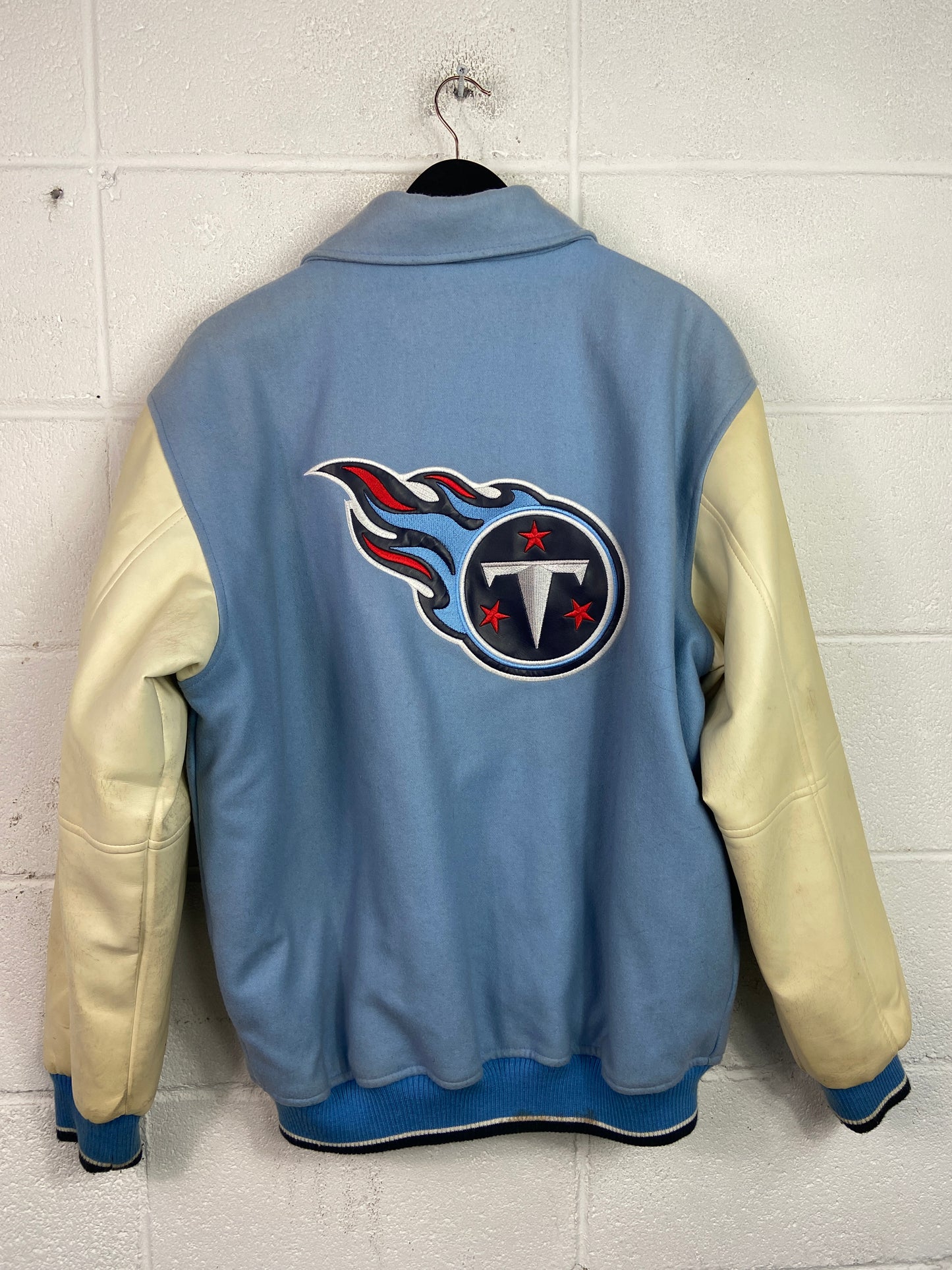 VTG Tennessee Titans Bomber Jacket Sz M