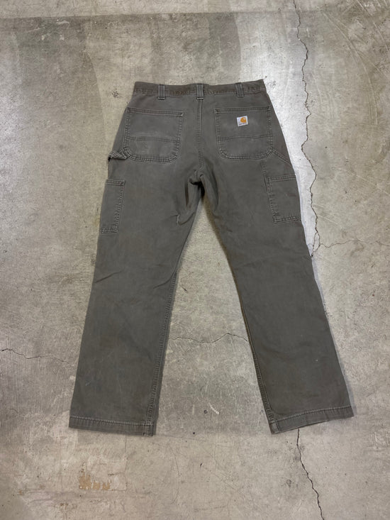 VTG Carhartt Brown Carpenter Pants Sz 32x30