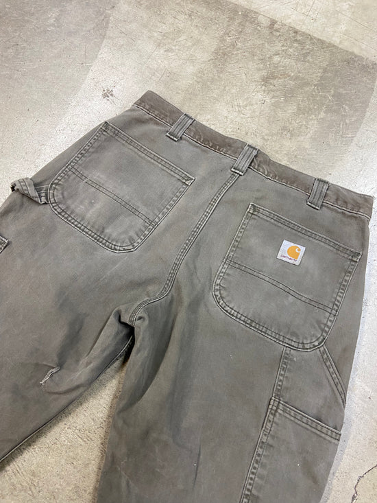 VTG Carhartt Brown Carpenter Pants Sz 32x30