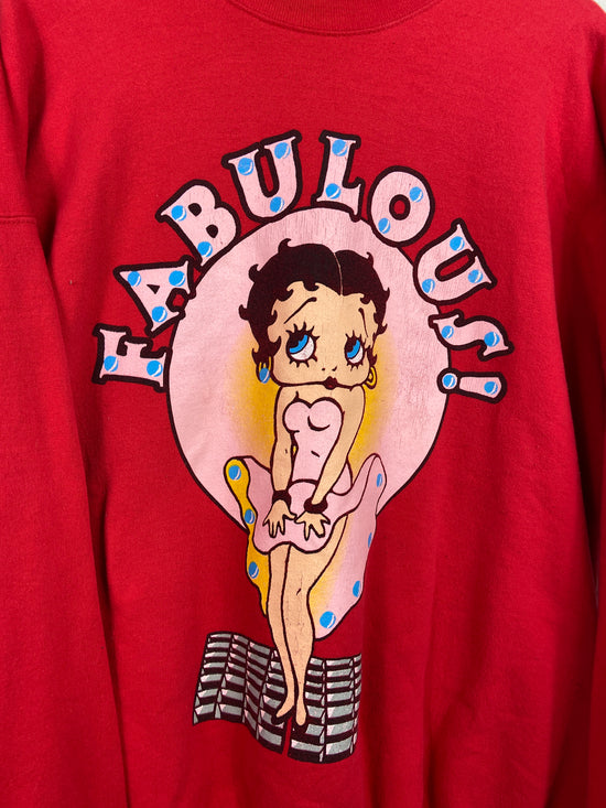 VTG Betty Boop Fabulous Sweatshirt Sz 2XL