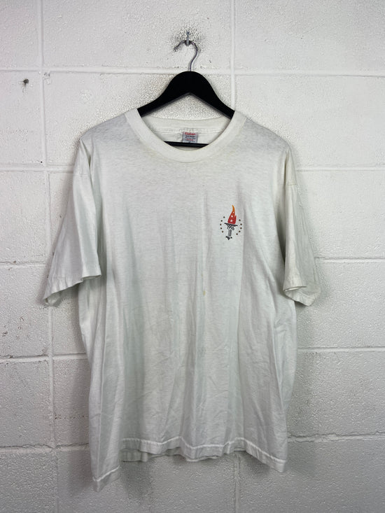 VTG Olympic 1996 Torch Run Tour Tee Sz XL