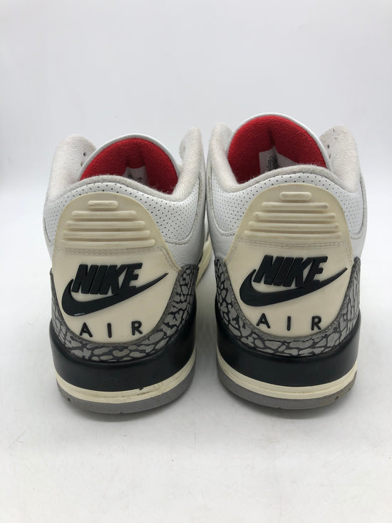 Used Air Jordan 3 White Cement Reimagined Sz 10.5M/12W