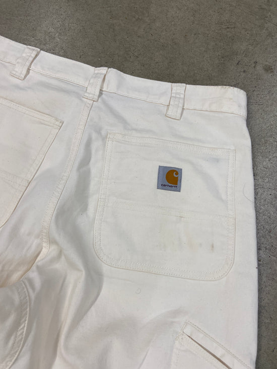 Carhartt White Double Knee Pants Sz 34x32