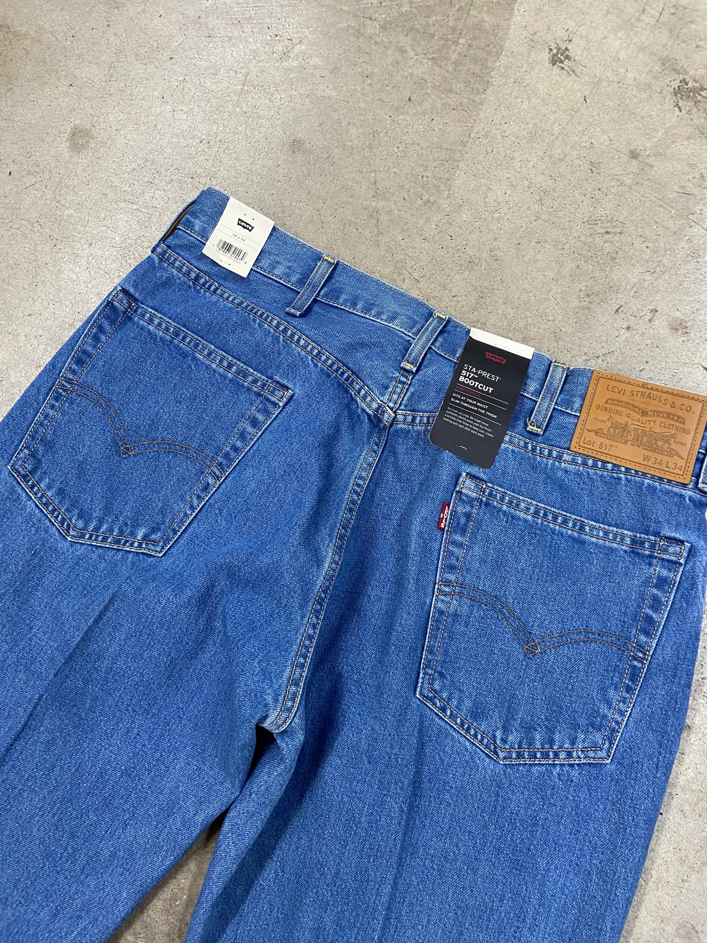 Levi’s 517 Bootcut Denim Jeans Sz 35x36