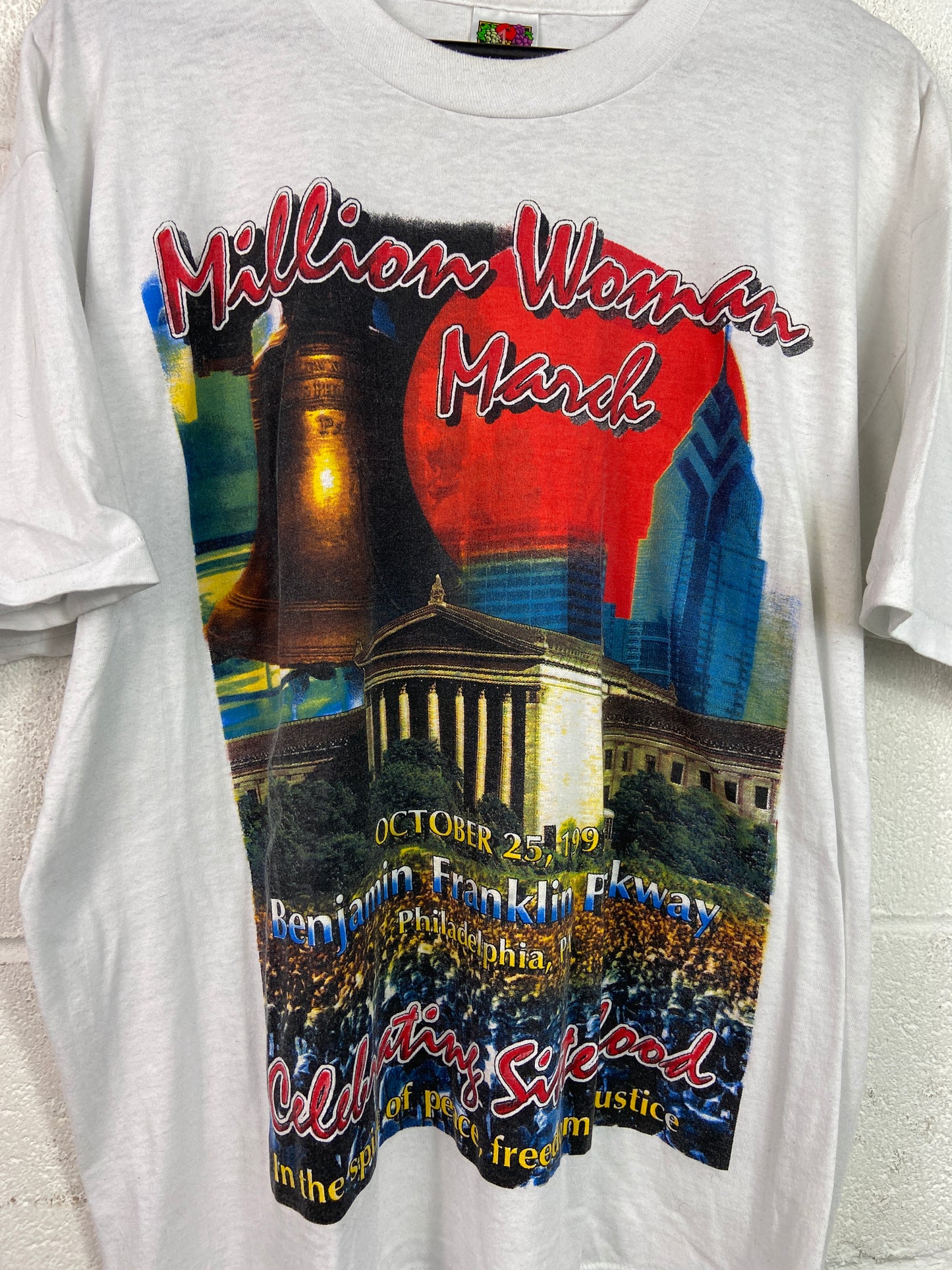 VTG Million Woman March 1997 Tee Sz XL
