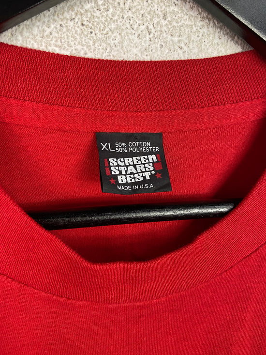 VTG New York Red Skyline Tee Sz XL