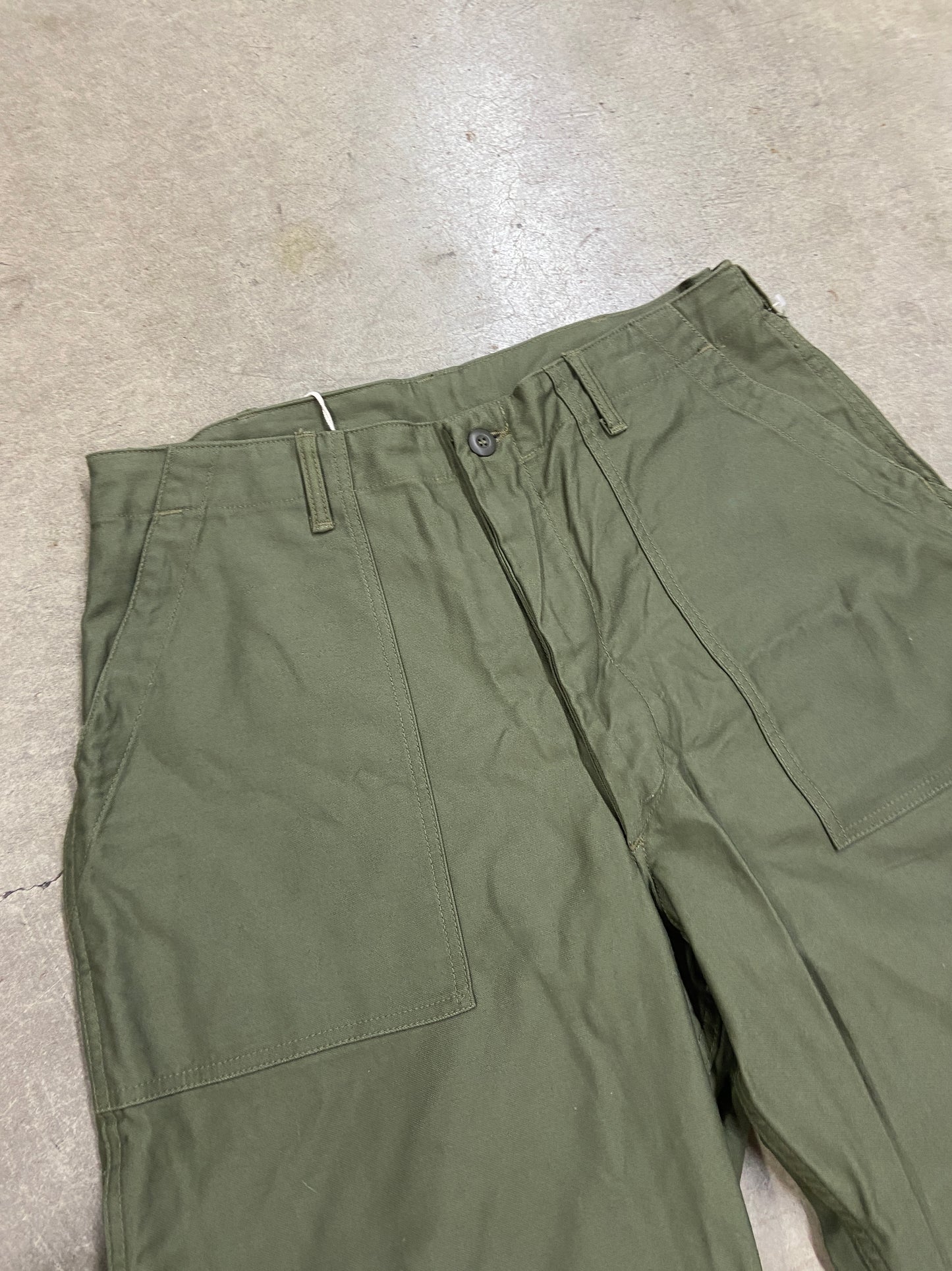 Non Stock MFG Olive Military Pants Sz 36x31