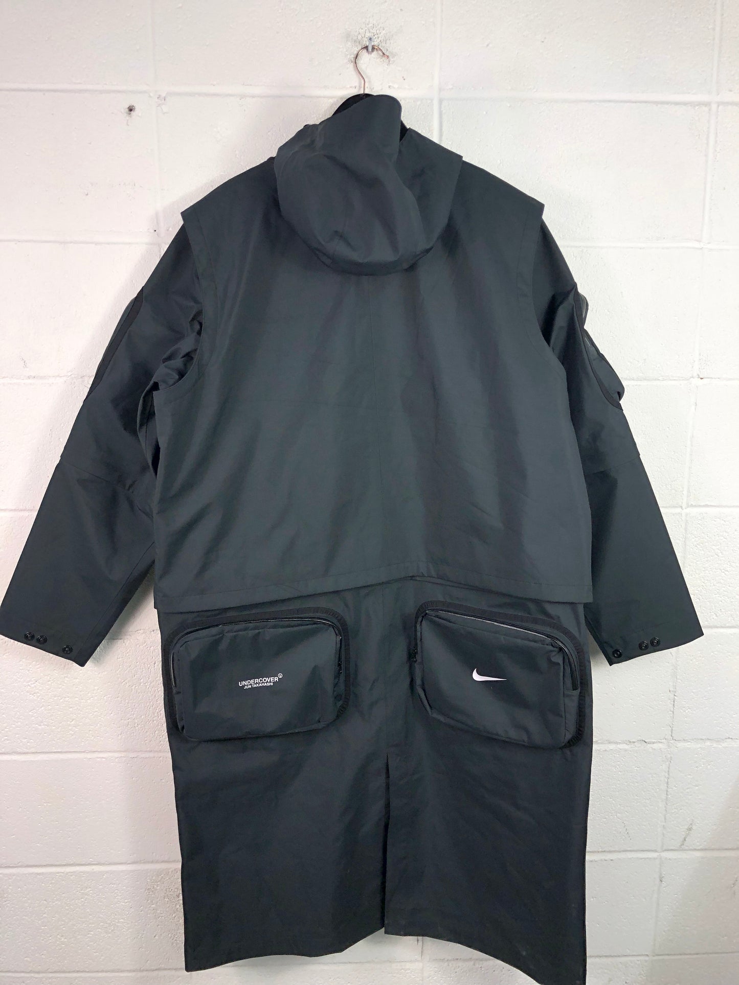 Preowned Nike x Undercover 2 in 1 Long Jacket Sz XL