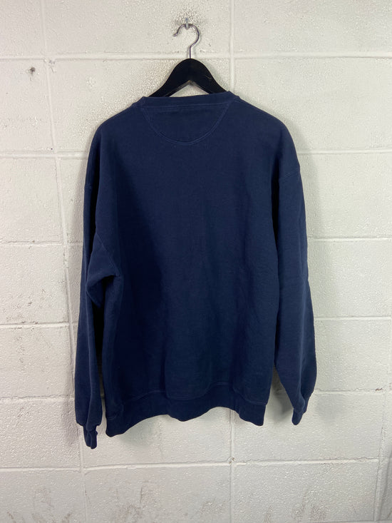 VTG Blue/Orange Army Sweater Sz XL