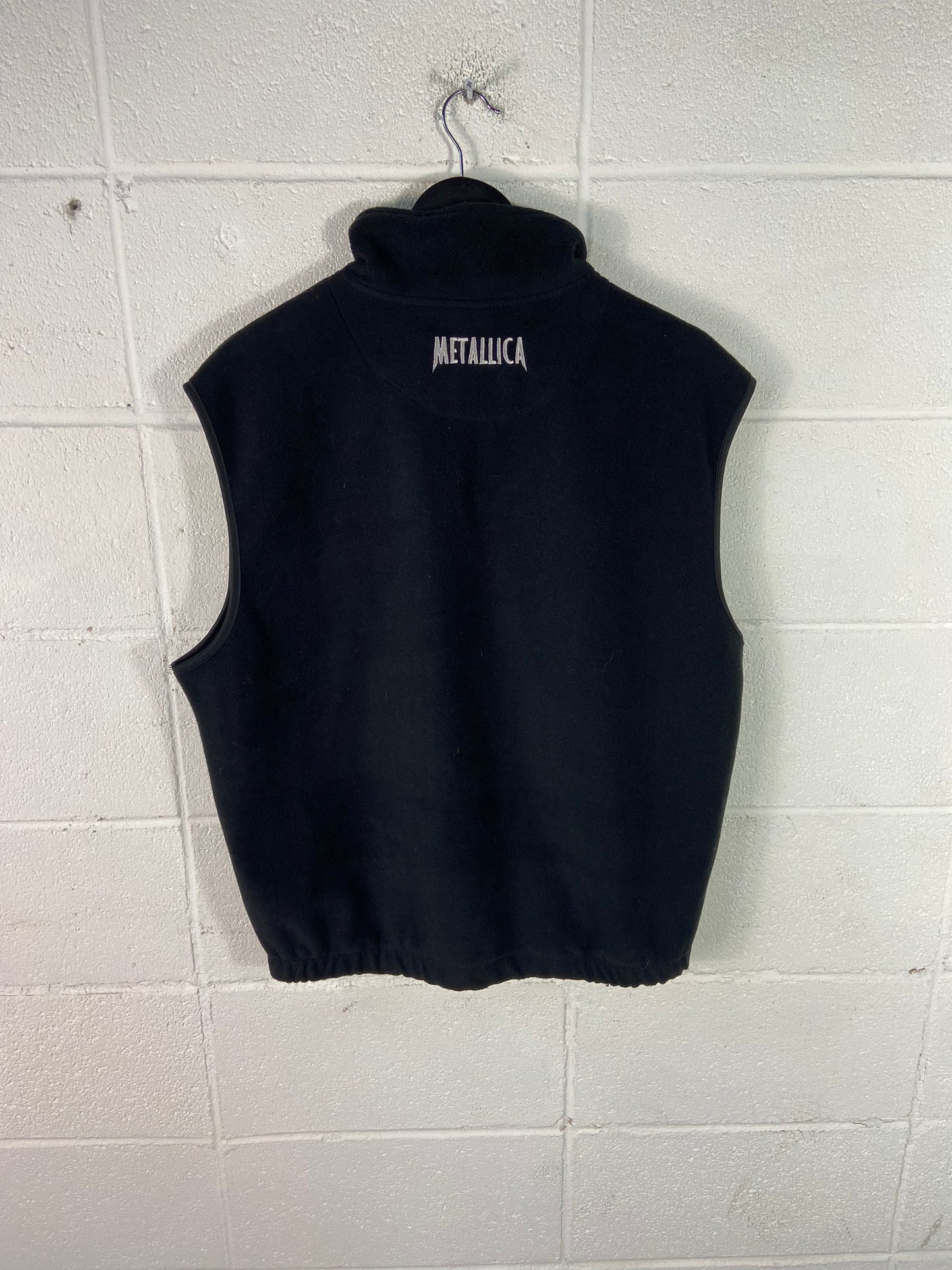 VTG Metallica Fleece Vest Sz L